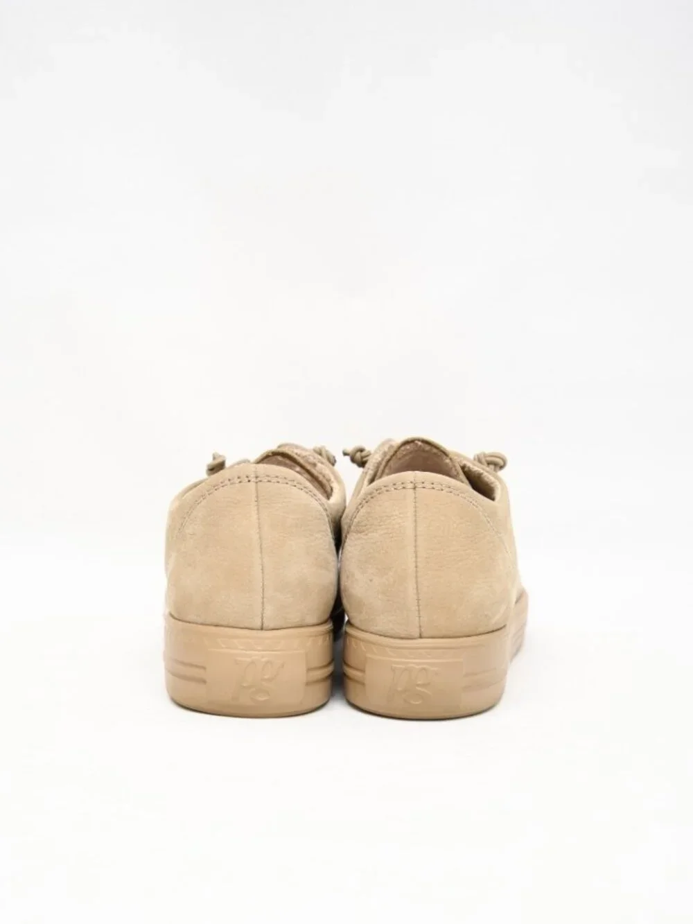 $420 PAUL GREEN HADLEY SNEAKERS SHOES SOFT NUBUCK BISCUIT TAN 6 US (TF17)